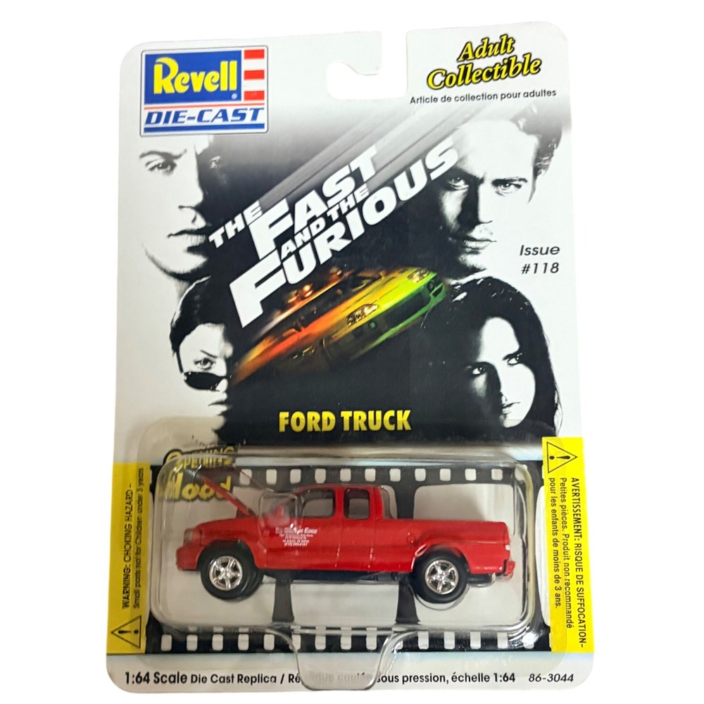 Revell Fast and the Furious Ford Truck 1:64 Die-Cast Issue 118 Red 86-3044 NEW